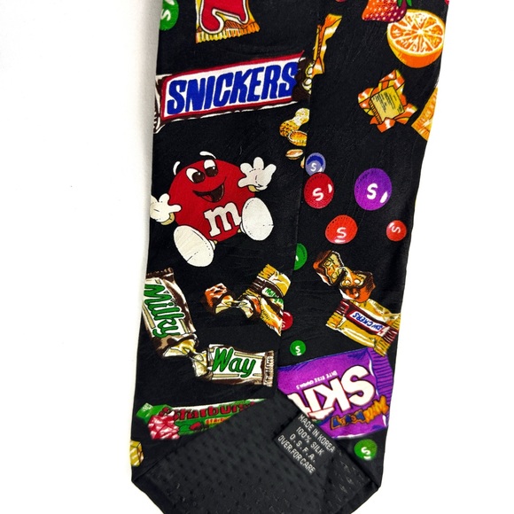 Vintage Candy 80s Necktie 100% Silk - Picture 5 of 9